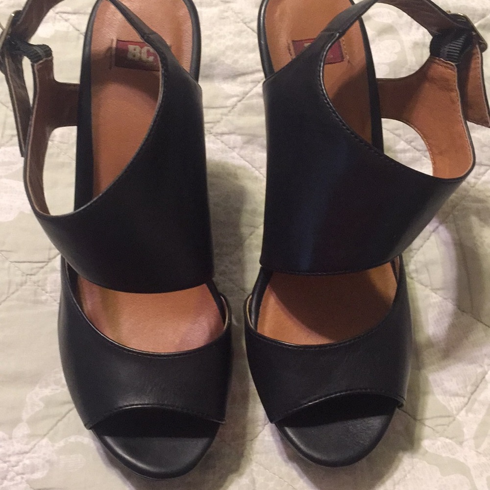 BC wedges black size 9